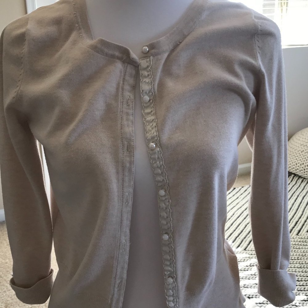 Beige Cardigan - Picture 2 of 2